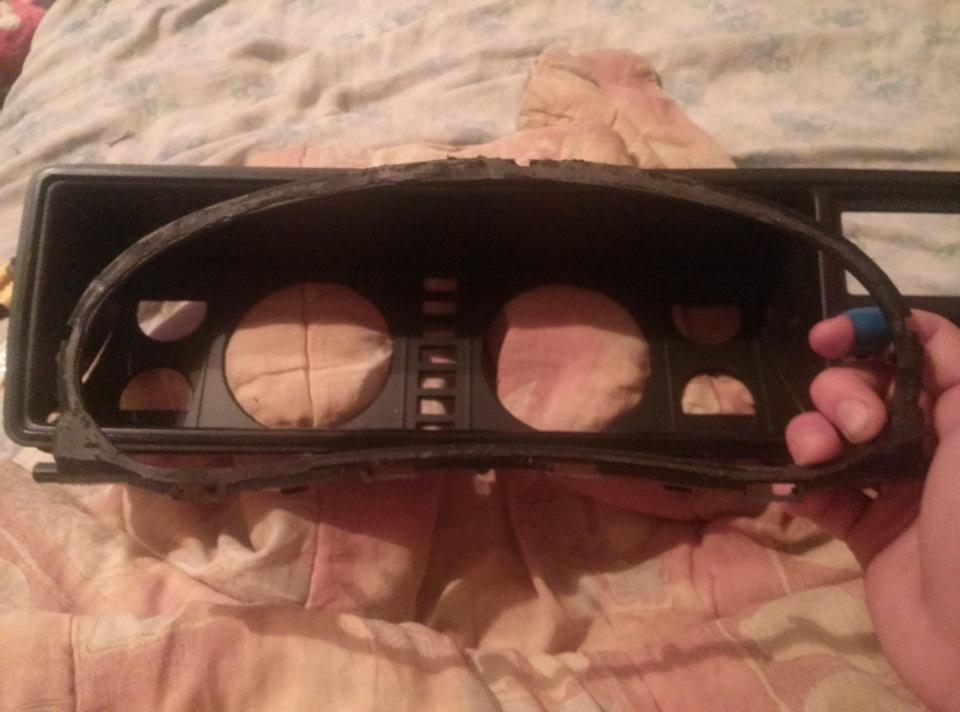 Приборная панель Калина VDO в классику( часть 2) — Lada 21074, 2007 ...