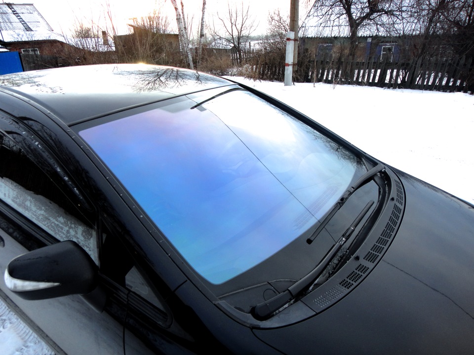 Лоб хамелеон! — Honda Civic 4D (8G), 1,8 л, 2007 года | стайлинг | DRIVE2