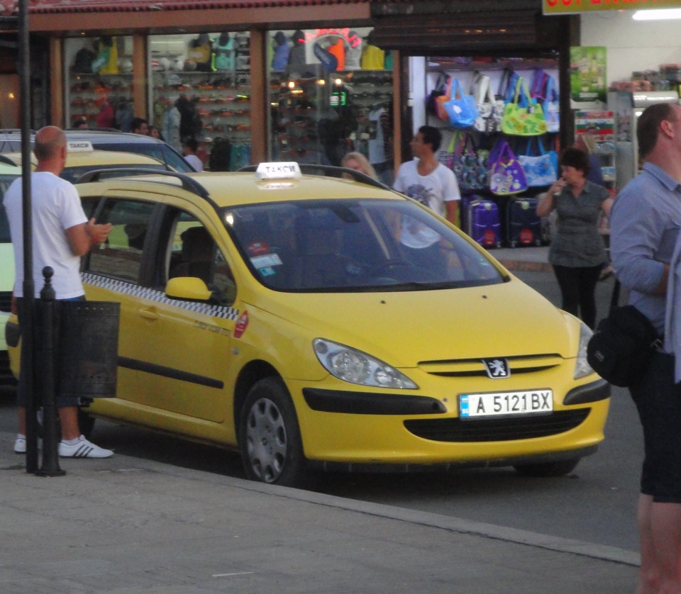 Такси Болгарии — Peugeot 307 SW, 2 л, 2006 года | путешествие | DRIVE2