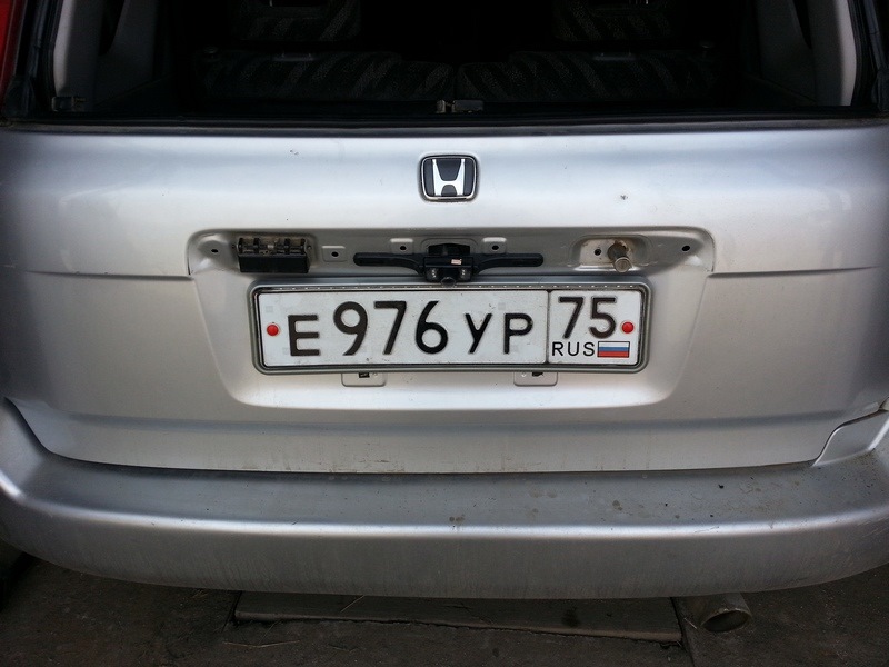 Установка камеры заднего хода — Honda CR-V (RD1/RD2), 2 л, 1999 года ...