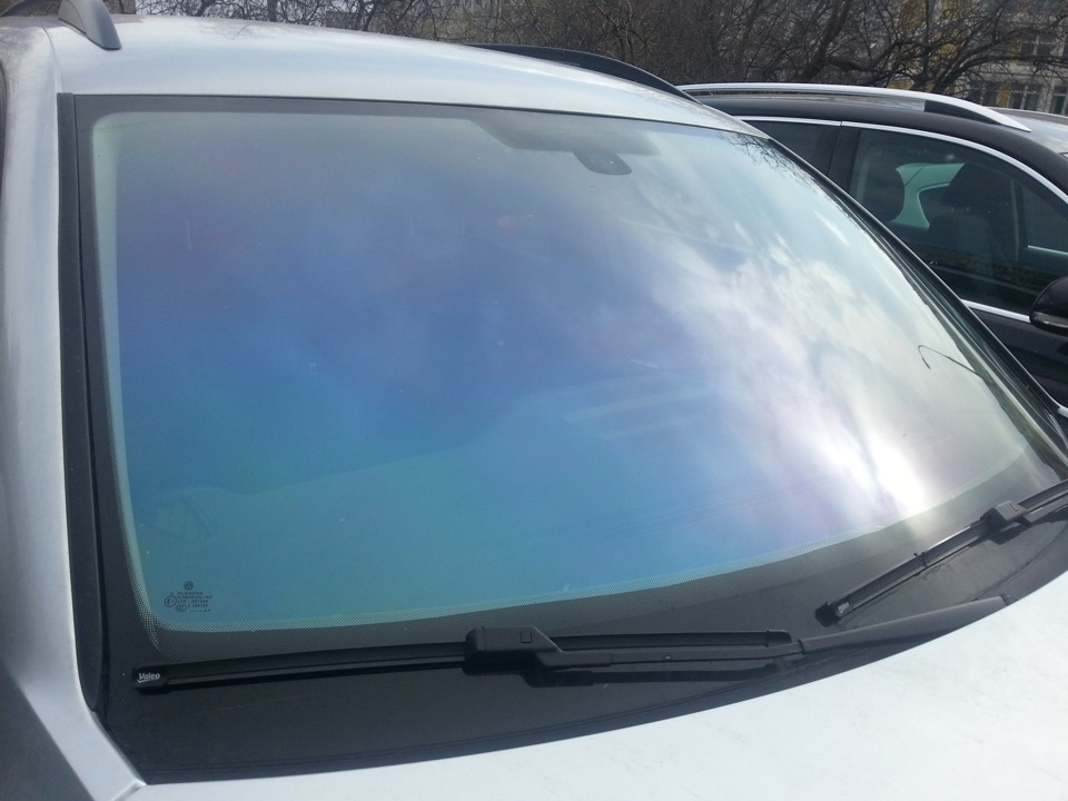 Атермалка на лобовое mystique light)) — Volkswagen Tiguan (1G), 2 л ...