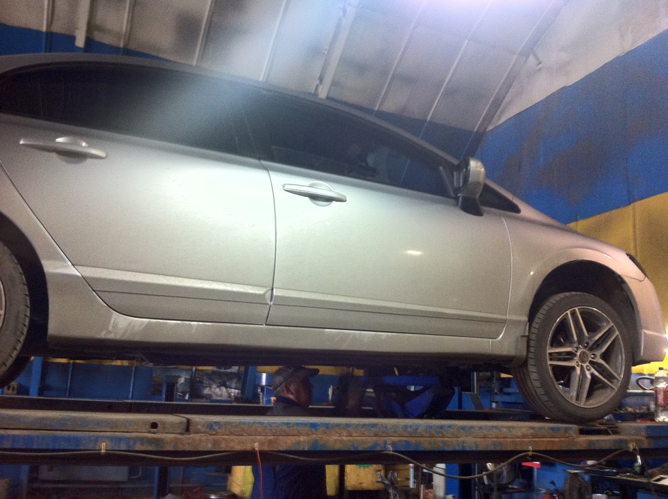 ремонт рулевой рейки — Honda Civic 4D (8G), 1,8 л, 2007 года | визит на ...