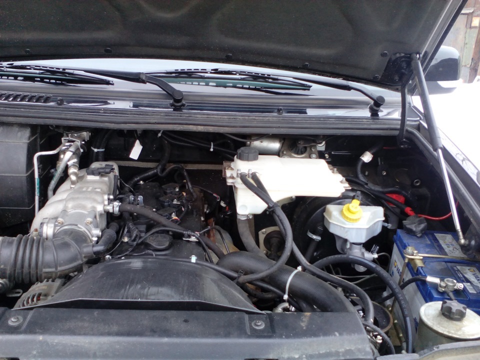 Замена расширительного бачка на газ 31105. — УАЗ Patriot, 2012 года ...