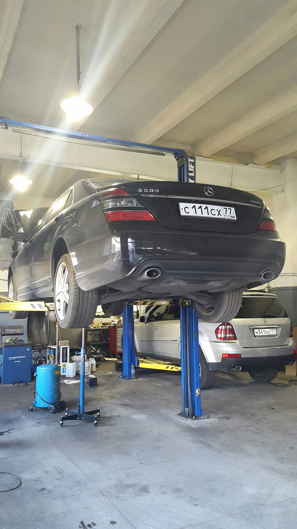 Первое ТО — Mercedes-Benz S-Class (W221), 5,5 л, 2007 года | плановое ...