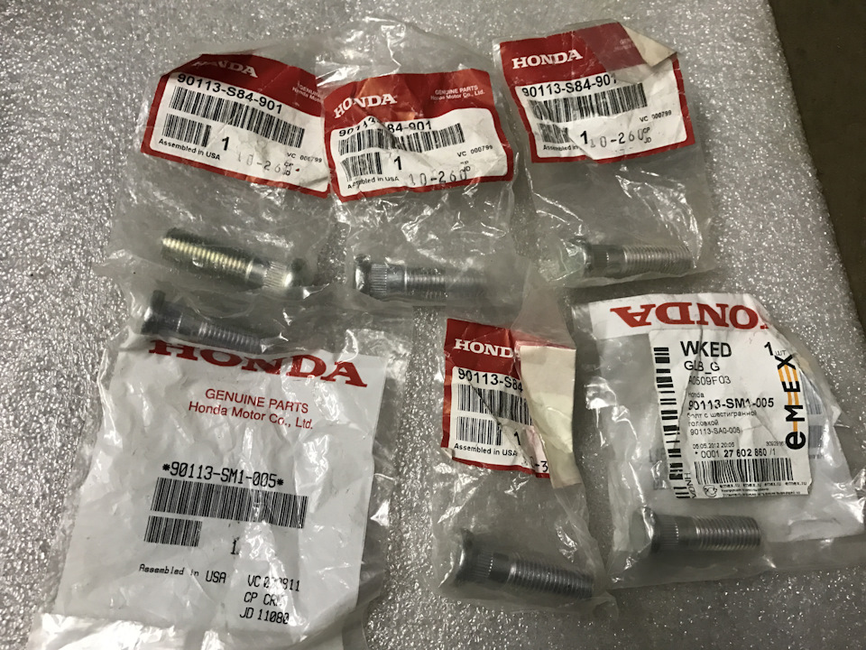 90113SA0006 Шпилька колесная CIVIC FB/FD 06-15 Honda | Запчасти на DRIVE2