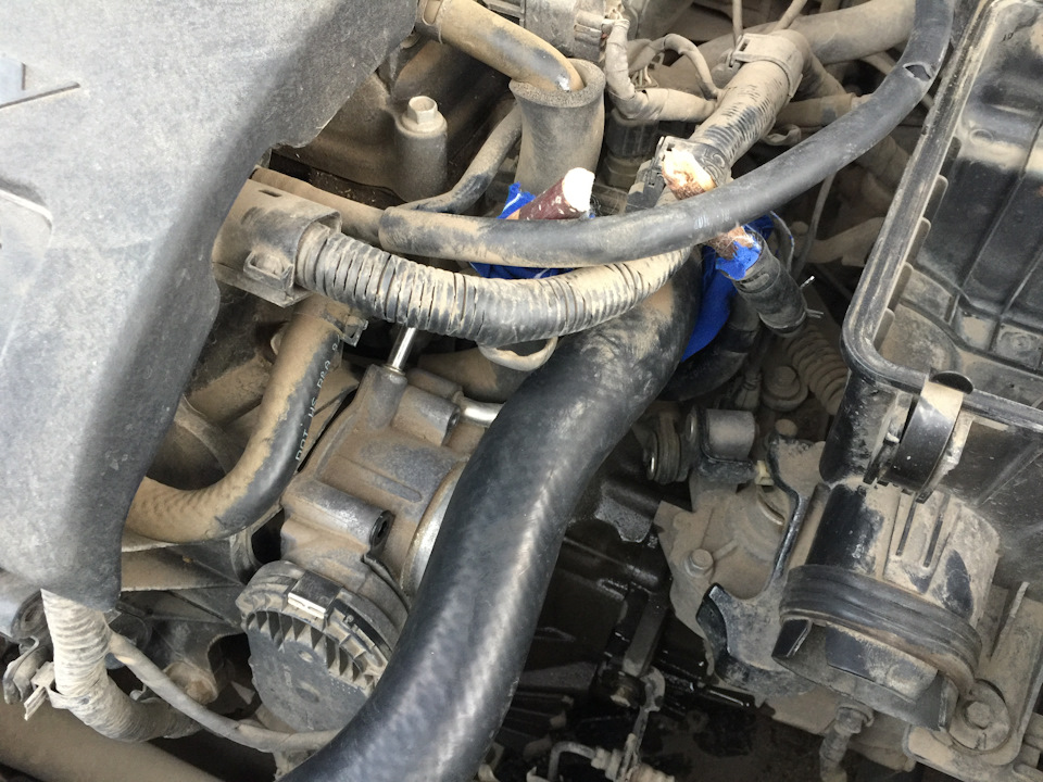 Чистка дроссельной заслонки — KIA Cerato (2G), 1,6 л, 2010 года ...