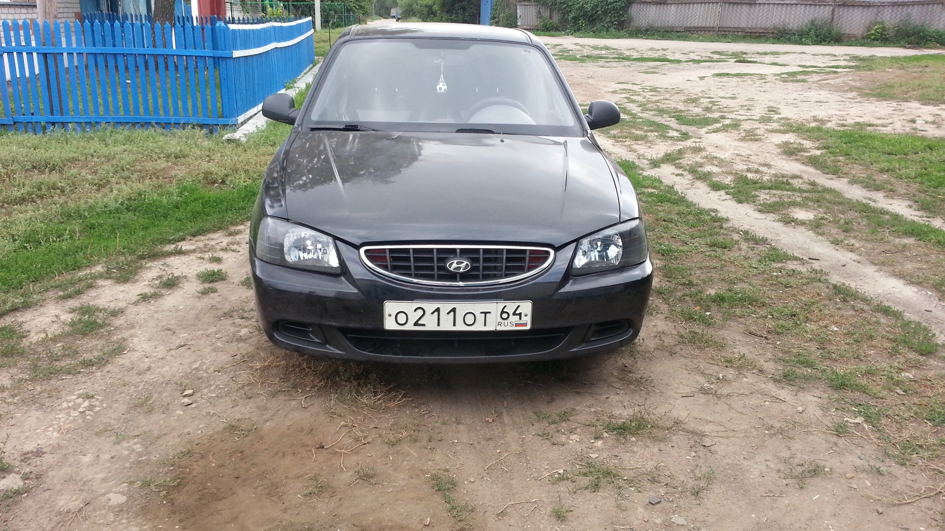 Hyundai Accent (2G) 1.5 бензиновый 2007 | ЧернаЯ на DRIVE2