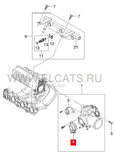 Шевроле лачетти схема дроссельной заслонки