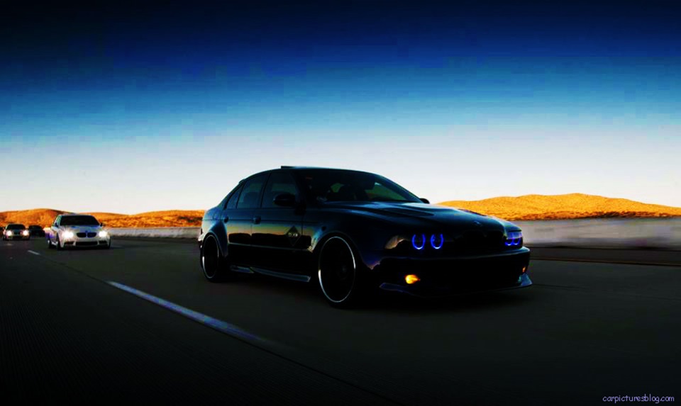 BMW 5 e39 ночью