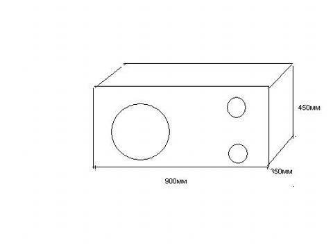 Трафарет на короб сабвуфера