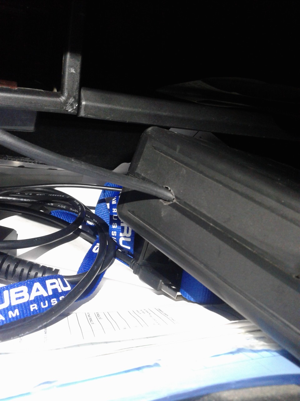 Установка MP3 USB адаптер SUBARU KENWOOD — Subaru Legacy (BL/BP), 2 л ...