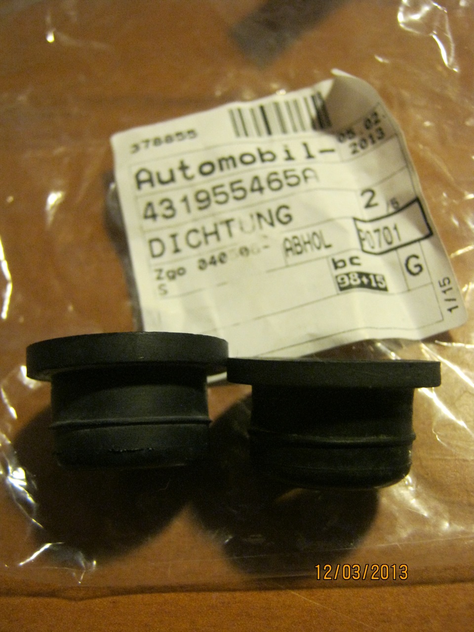 Фото в бортжурнале ГАЗ 31105. Запчасти на фото: 431955465A