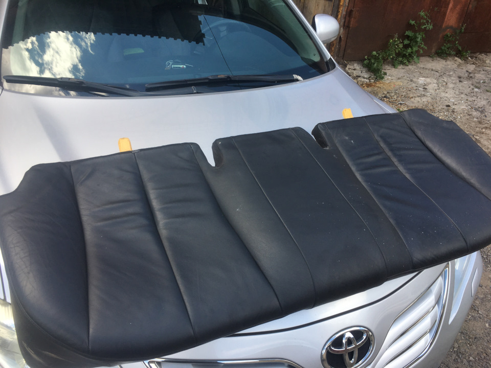 Чистка кожаных сидений. — Toyota Camry (XV40), 2,4 л, 2009 года ...