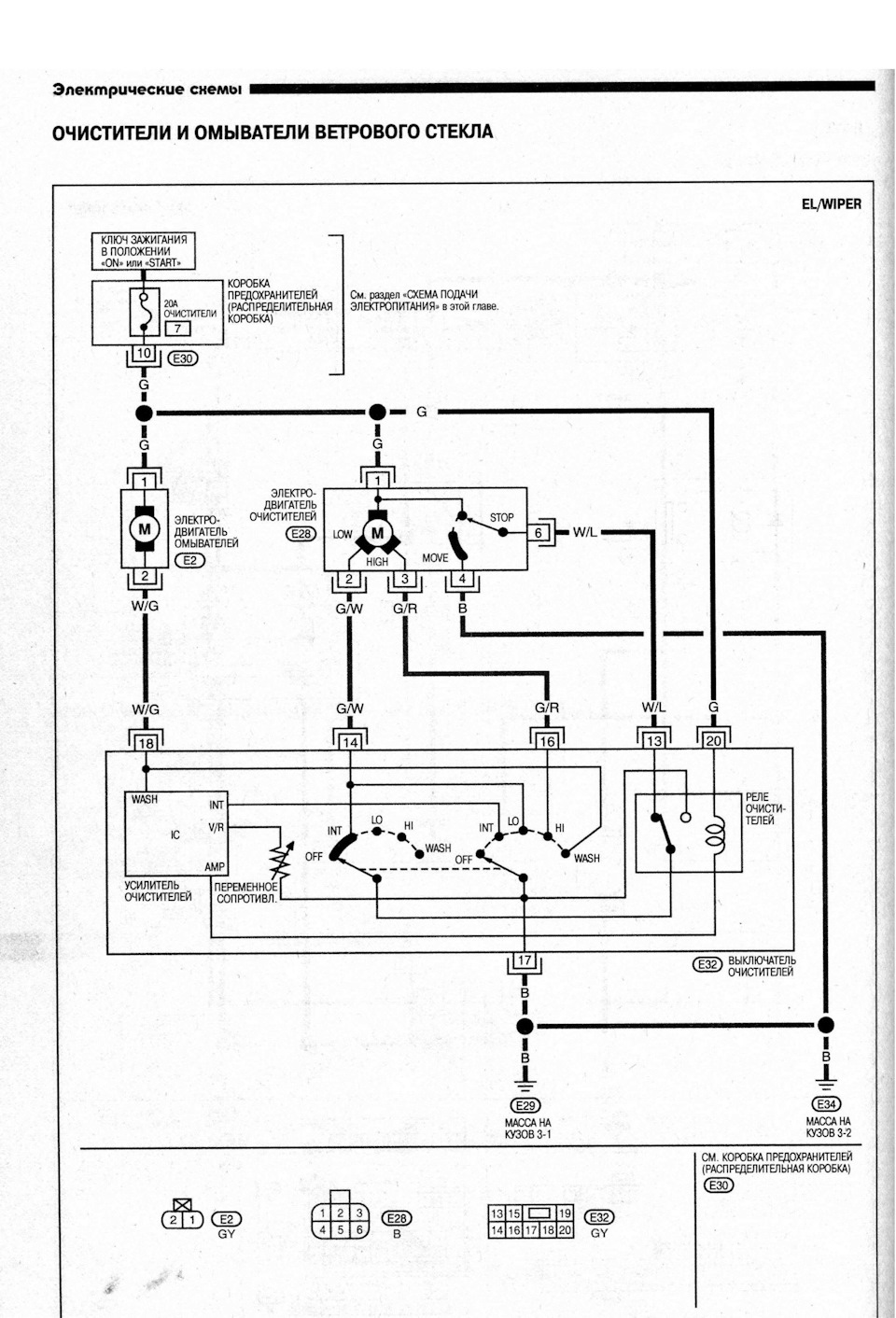 Ниссан альмера классик b10 электрическая схема