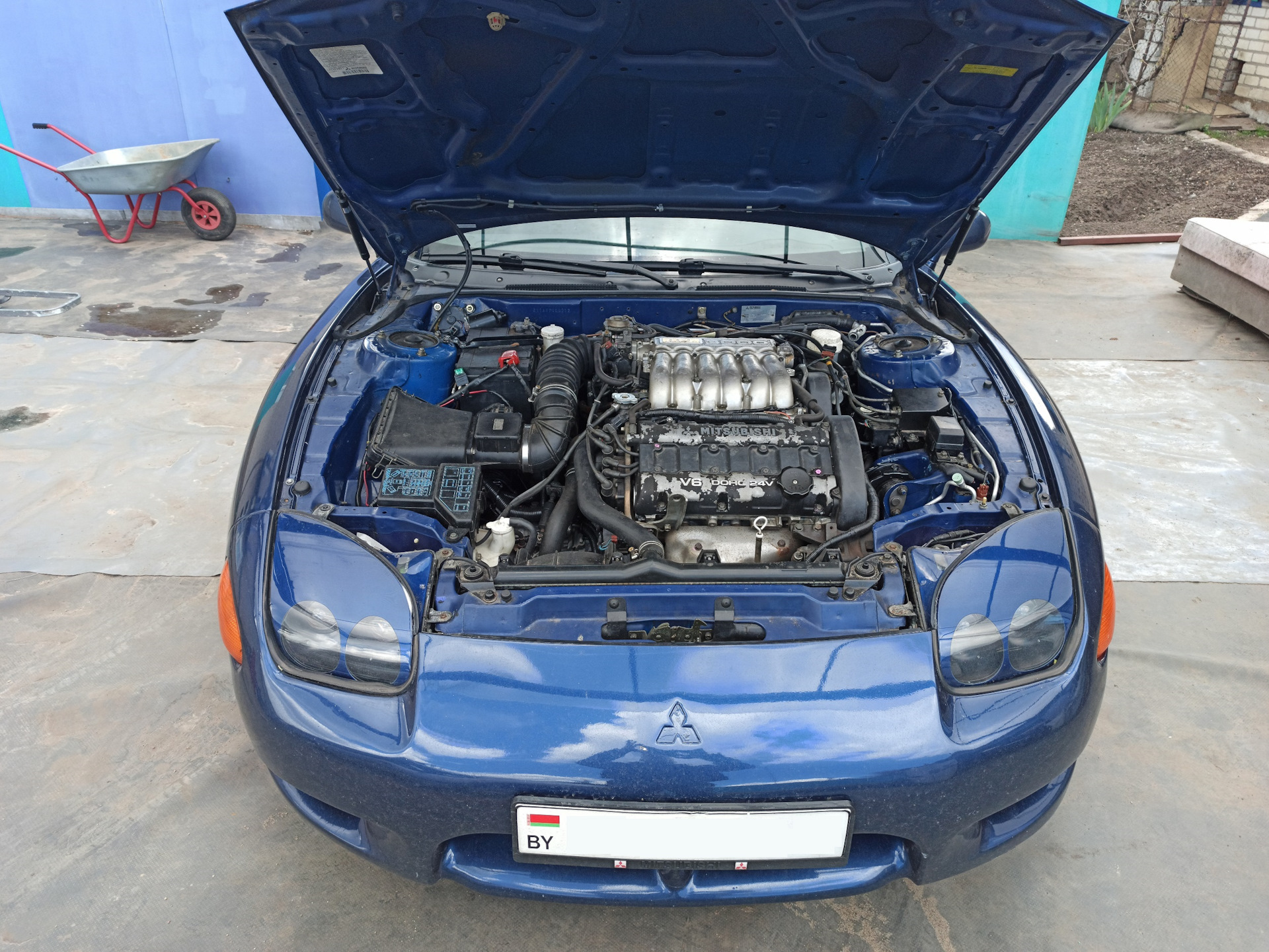 Замена двигателя 6G72 SOHC на 6G74 DOHC. — Mitsubishi 3000 GT, 3,5 л, 1997  года | тюнинг | DRIVE2