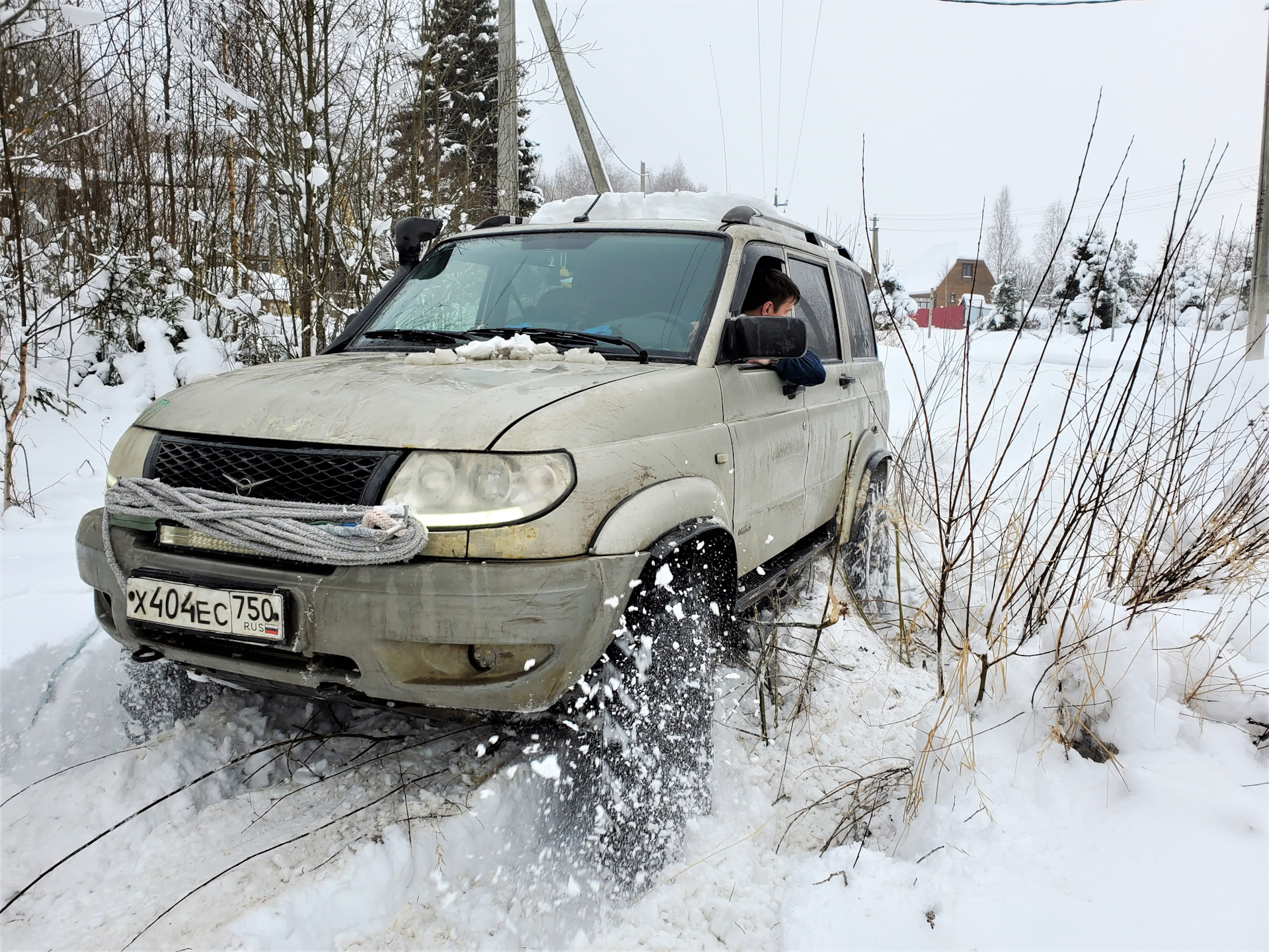 Снежный лайт или offroad в районе Солнечногорска (ЛЭПки) — УАЗ Patriot, 2,7  л, 2014 года | покатушки | DRIVE2