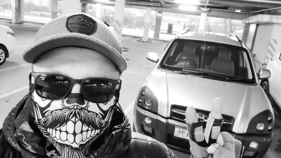 на стоке валим боком) — Hyundai Tucson (JM), 2,7 л, 2005 года ...