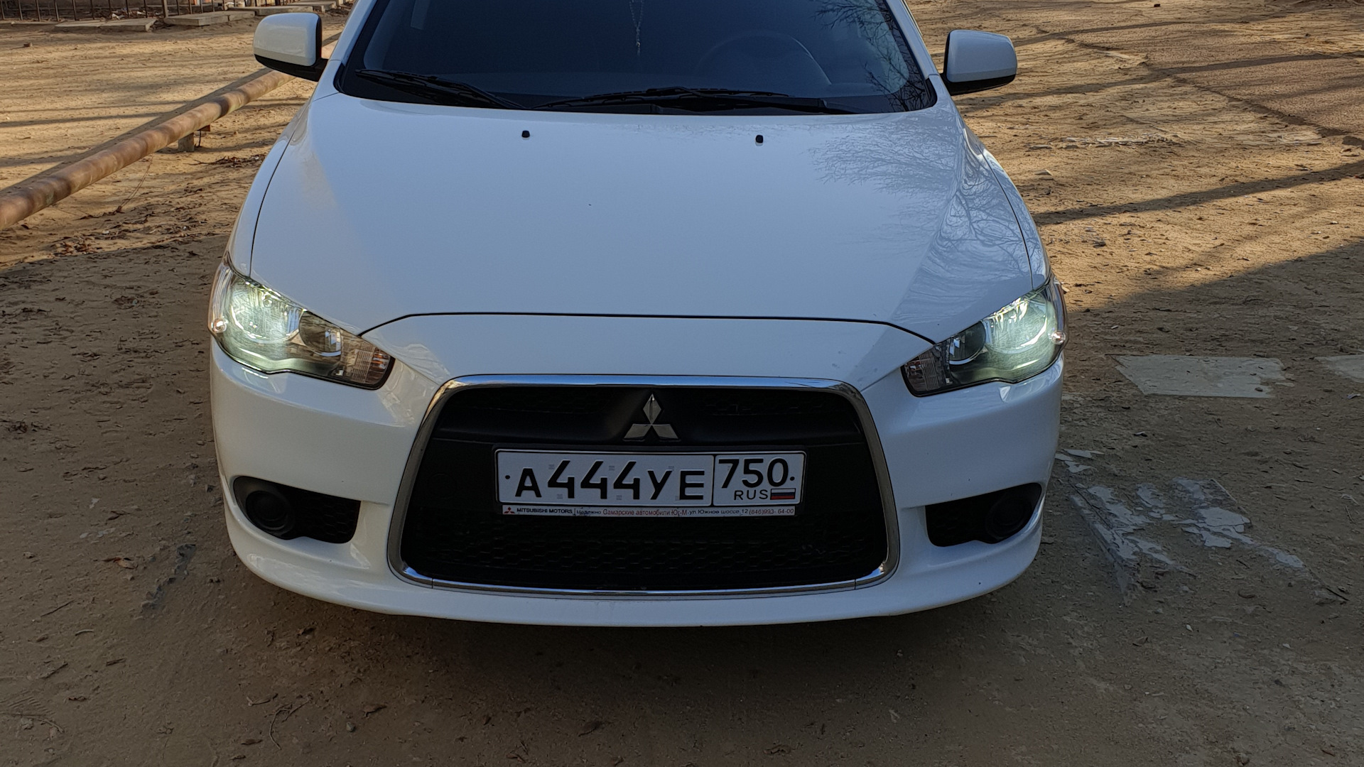 Mitsubishi Lancer X 1.6 бензиновый 2012 | Фортуна Белая на DRIVE2