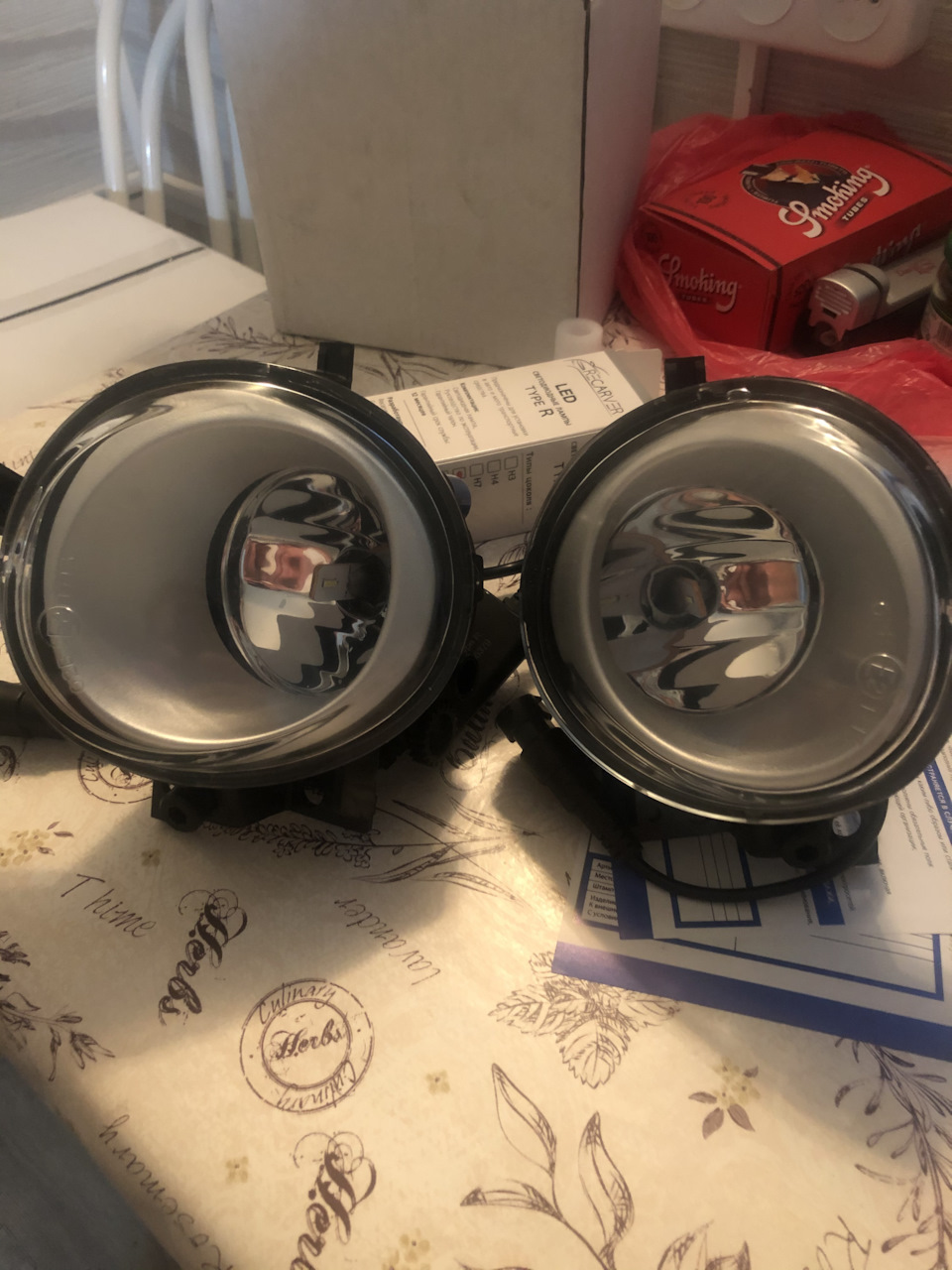 Новые противотуманные фары и диодные лампы — Volkswagen Touareg (1G), 3 ...