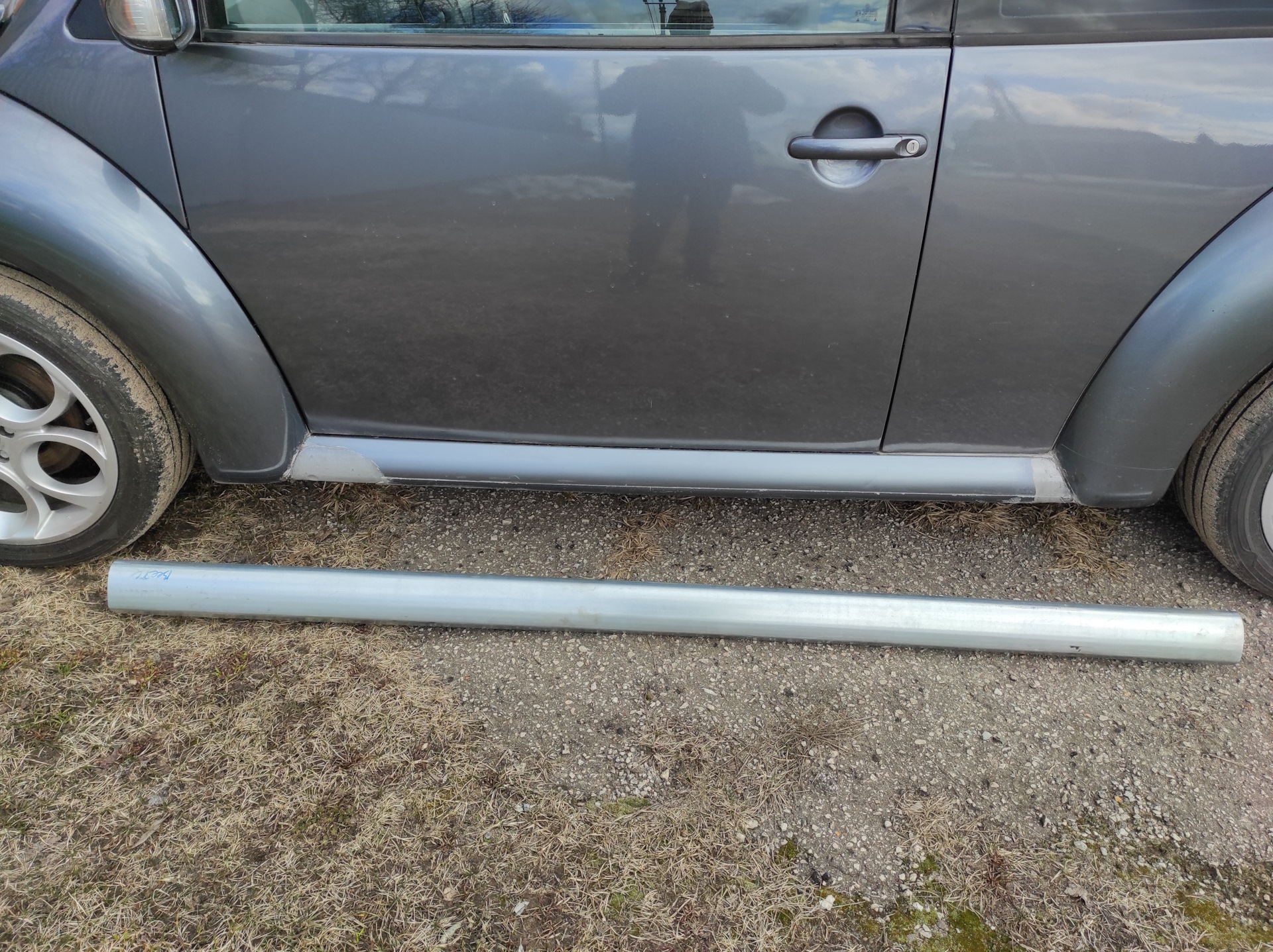 Пороги — Volkswagen New Beetle, 1,6 л, 2002 года | кузовной ремонт | DRIVE2