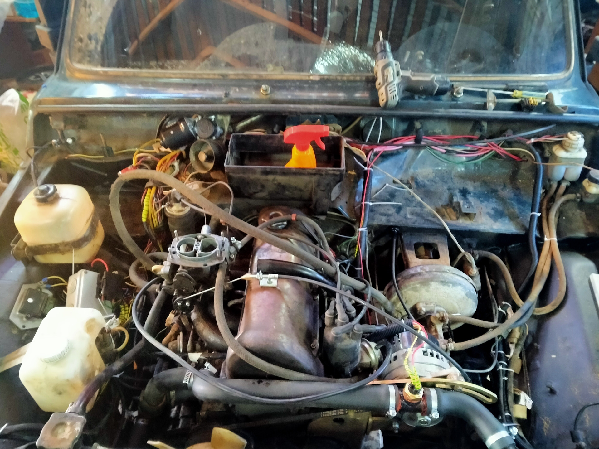 Установка тросика газа и ЭБН низкого давления ч.3 — Lada 4x4 3D, 1,7 л ...