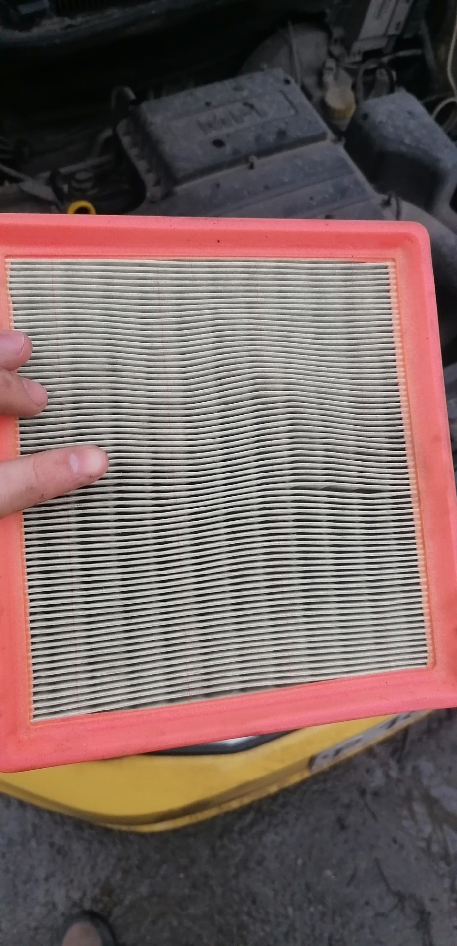 Проверка фильтра воздушного — Volkswagen Polo Sedan, 1,6 л, 2017 года ...