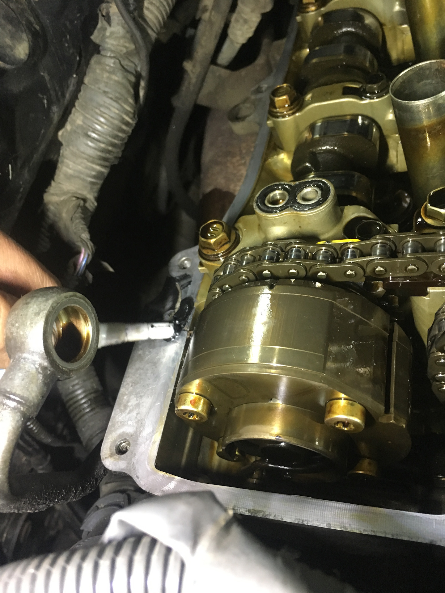 Lexus IS250 замена прокладок клапанных крышек, свечей зажигания. Масло ...