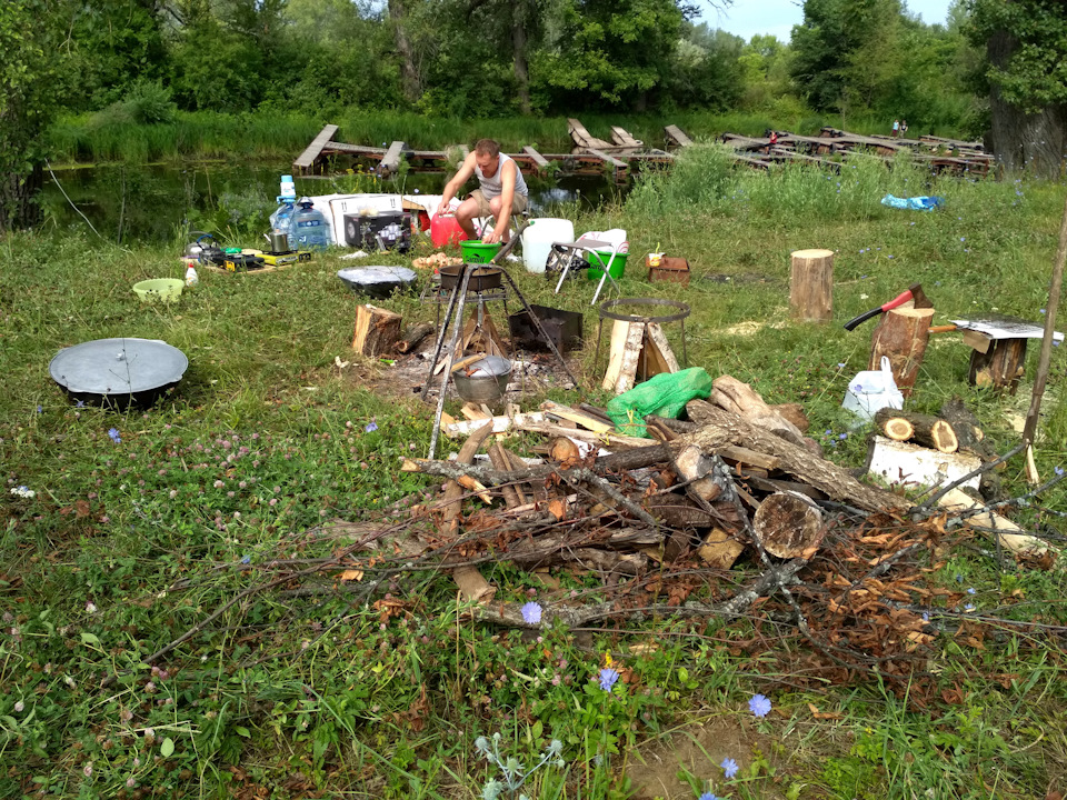 Место размещения костровой зоны — Honda Element