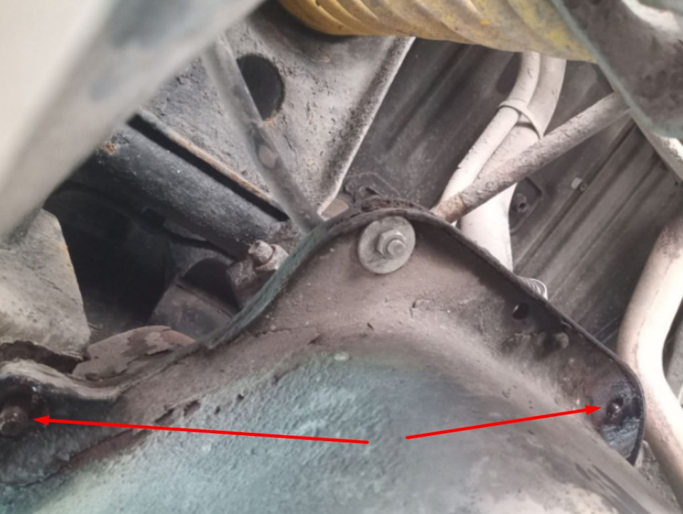 Точки крепления бака №2 и №3 — SsangYong Kyron