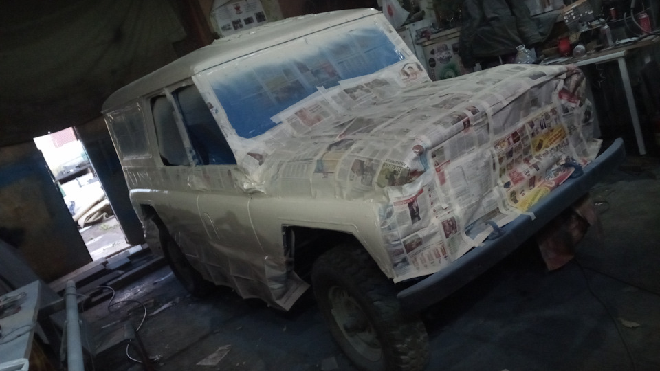 Photo from the logbook UAZ 3153