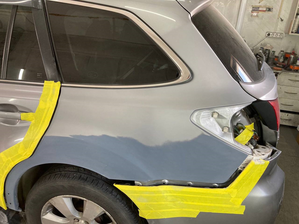 ЛКП + замена банки глушителя — Subaru Outback (BR), 2,5 л, 2011 года ...