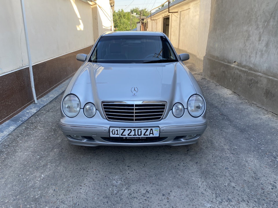 Полировка фар W210 — Mercedes-Benz E-class (W210), 2,4 л, 2000 года ...