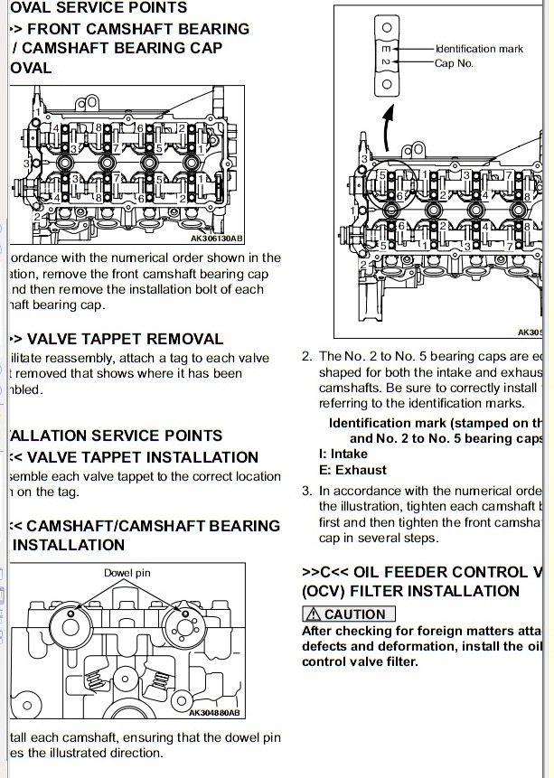 Момент затяжки 4b11 mitsubishi