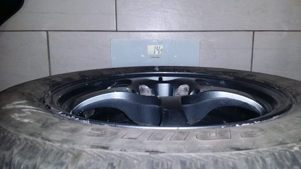 Собрал зимний комплект на ковке, живой вес))) — Toyota Corolla (120), 1 ...