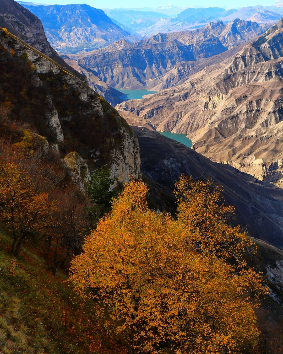 Дагестан осенний Сулакский каньон
