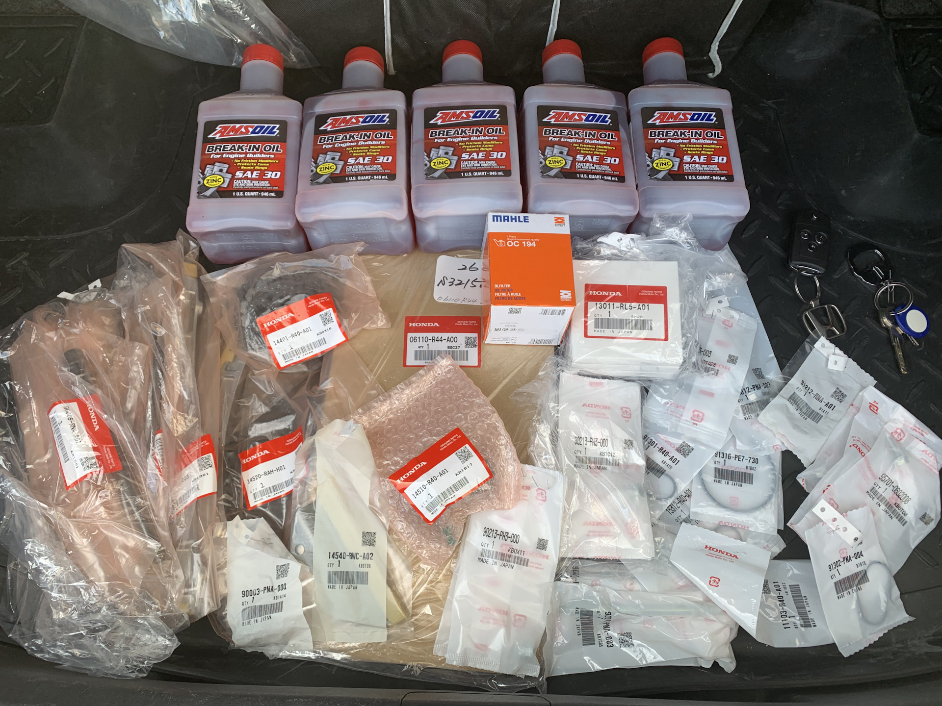 Борьба с масложором (замена поршневых колец, маслосъемных колпачков ...