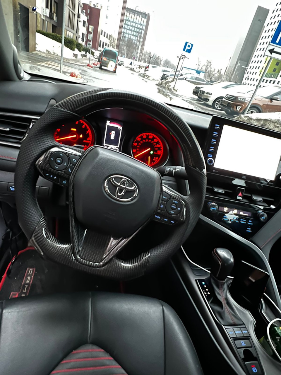 Установил руль + 100л.с. — Toyota Camry (XV70), 3,5 л, 2021 года | тюнинг |  DRIVE2