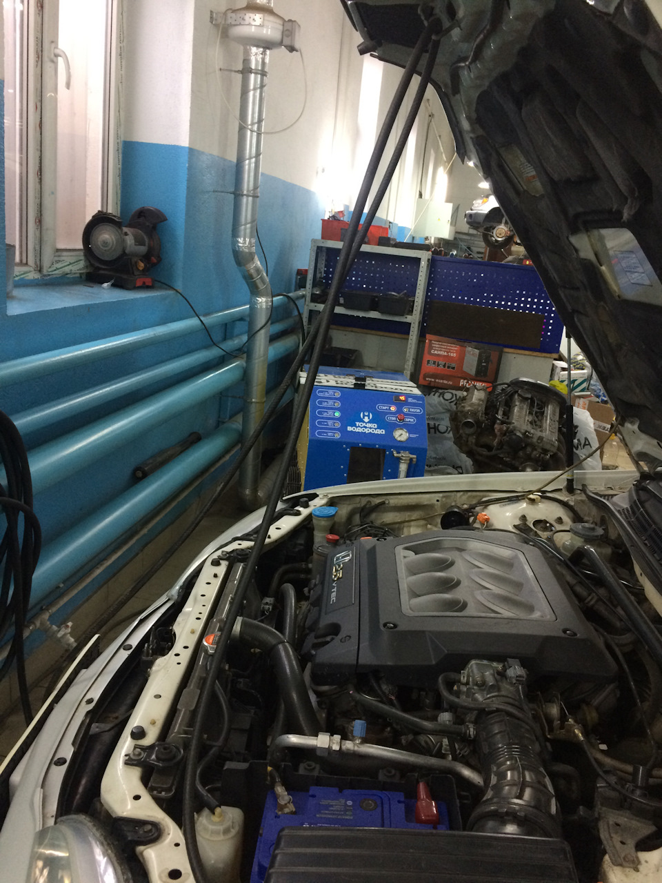 Чистка двигателя водородом — Honda Saber (UA4, UA5), 3,2 л, 1999 года ...