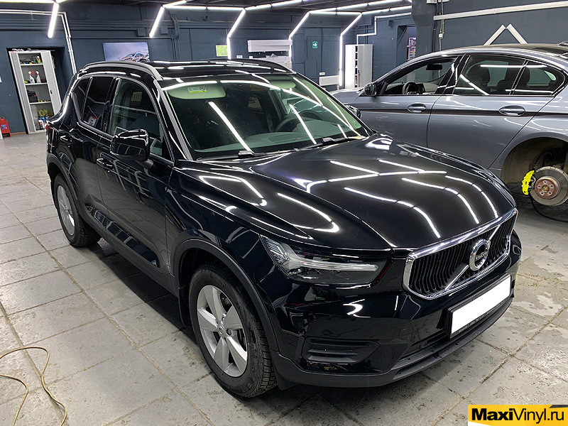 Частичная оклейка защитной пленкой Volvo XC40 — MaxiVinyl на DRIVE2