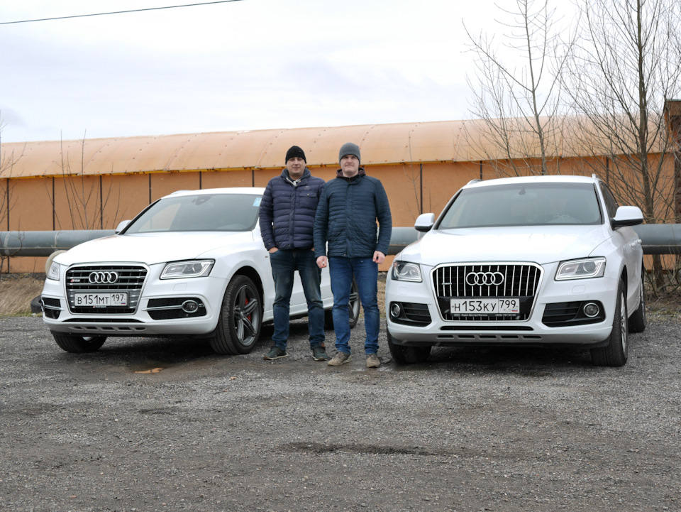 фото почти близнецов — Audi Q5 (1G)