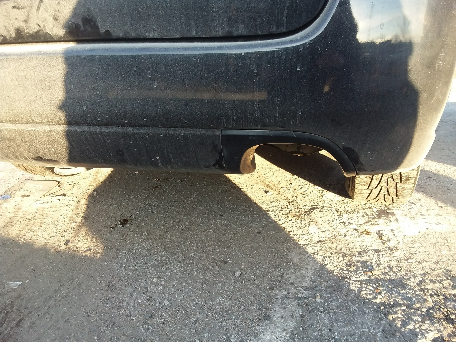 Заглушка заднего бампера — Subaru Legacy (BL/BP), 2 л, 2009 года ...