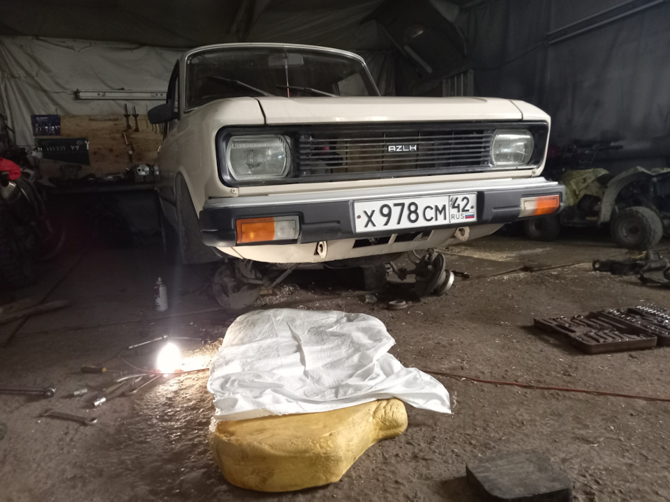 Ремонт передней подвески и регулировка сход-развала — Москвич 2140 SL ...