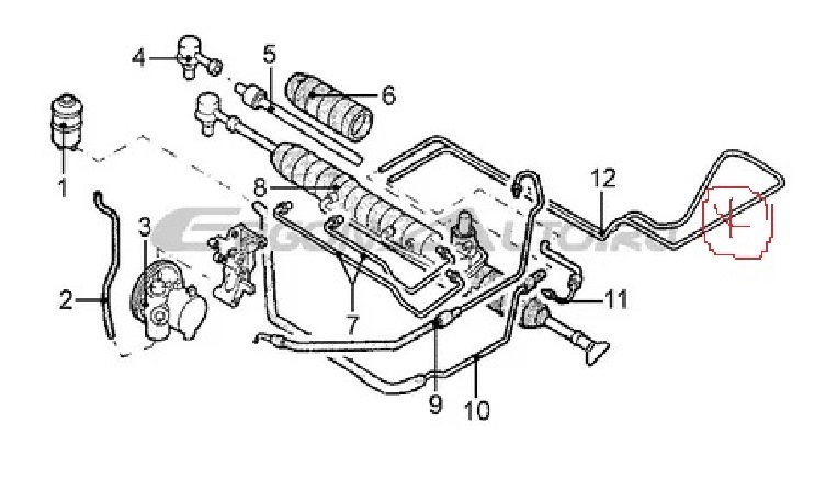 Схема рулевой рейки пежо боксер