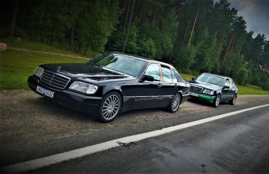 Мерседес w140 и w124