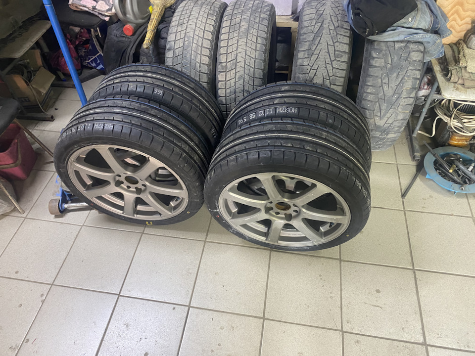 Резина R18 — Hyundai Sonata IV (EF), 2 л, 2007 года | шины | DRIVE2
