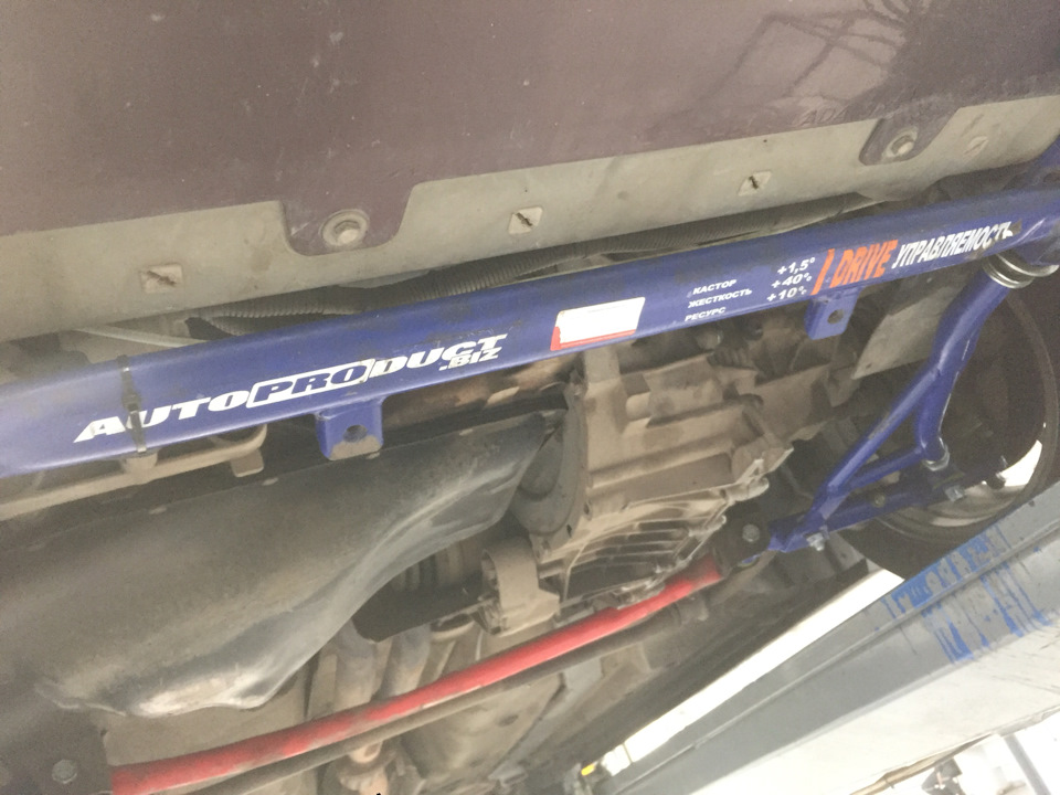 1. Треуголки на ПУ, развальные пластины — Lada Granta Sport, 1,6 л ...
