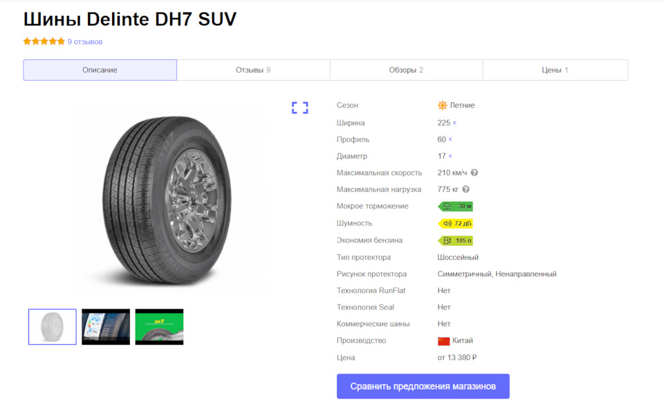 ценник — Hyundai ix35. Запчасти на фото: BJ105, Delinte DH7 SUV