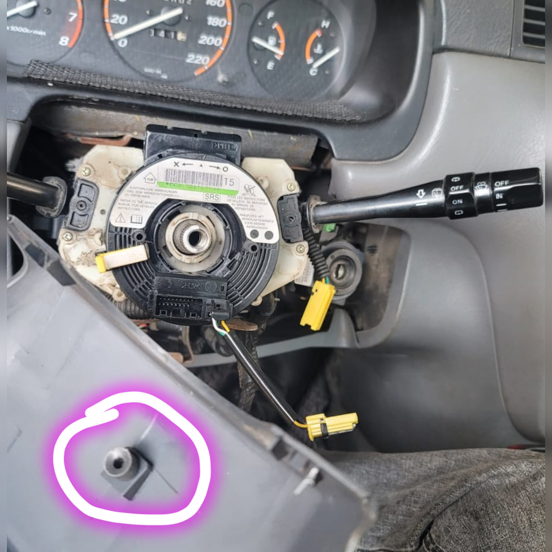 Мультируль установка. — Honda CR-V (RD1/RD2), 2 л, 2001 года | стайлинг ...