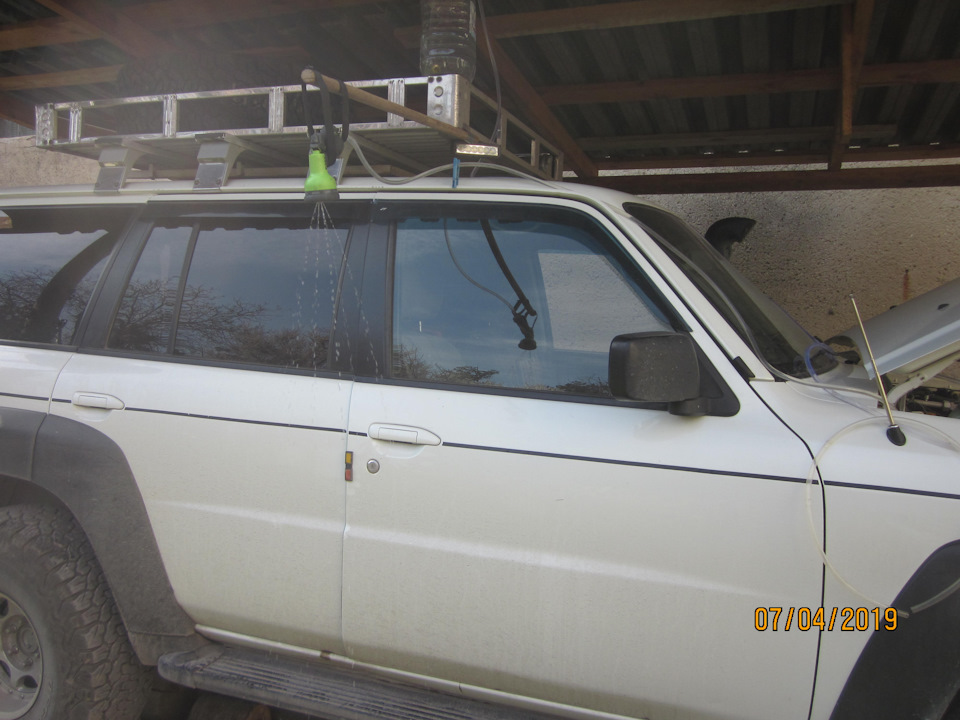 Горячий душ в машине — Nissan Patrol (Y61), 4,2 л, 2006 года | тюнинг ...
