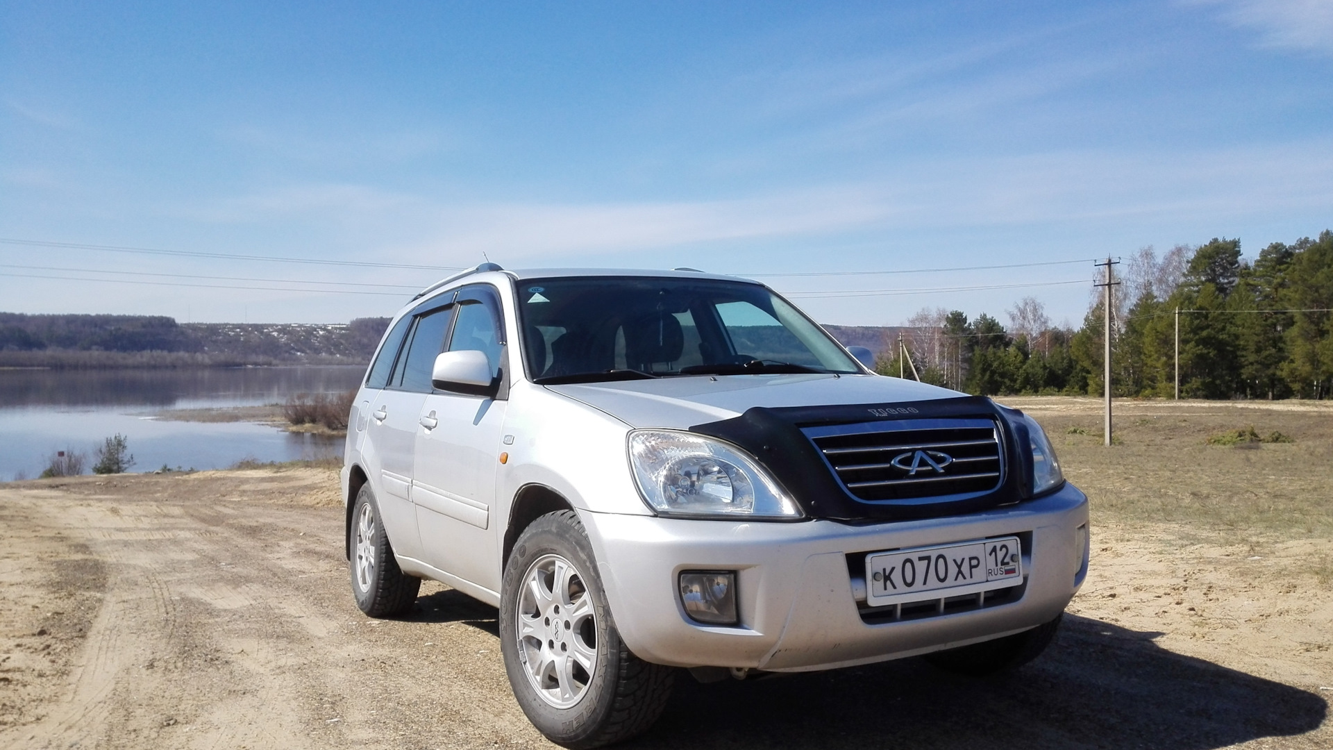 Chery Tiggo 2.0 бензиновый 2011 | 2.0 4х4 серебристый ТИГР на DRIVE2